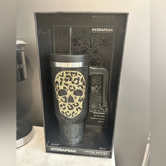 HydraPeak Limited Edition New York Design 40oz Unique Skull Face Tumbler - NIB - Picture 9 of 11